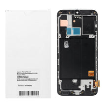 Заредете изображение във визуализатора на галерията – FIXCELL lcd display for SAMSUNG A40 AMOLED with frame black (change glass)
