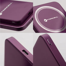 Заредете изображение във визуализатора на галерията – Powerbank compatible with MagSafe Forcell F-Energy SuperSlim F5K8 QC4.0 PD3.0 15W 5000 mAh cherry
