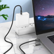 Заредете изображение във визуализатора на галерията – Borofone Cable BX104 Primo - Type C to Type C + Lightning - 60W 3A 1 metre black
