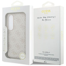 Заредете изображение във визуализатора на галерията – GUESS case for SAMSUNG S26 GUHMS26SGF4GPI (PU 4G Classic Logo with Charm) pink
