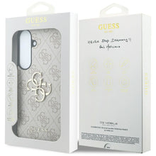 Заредете изображение във визуализатора на галерията – GUESS case for SAMSUNG S26 FE (Leather 4G Metal Logo) pink
