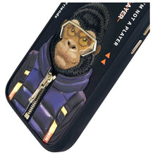 Заредете изображение във визуализатора на галерията – NIMMY case COOL&amp;CUTE 2.0 Monkey for IPHONE 16 black
