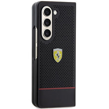 Заредете изображение във визуализатора на галерията – Ferrari Perforated Line case for Samsung Galaxy Z Fold 5 - black
