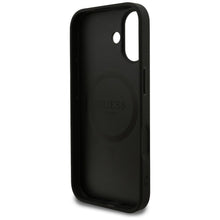 Заредете изображение във визуализатора на галерията – GUESS case for IPHONE 17 compatible with MagSafe GUHMP17SP4SM4MK (PU 4G Small 4G and Classic) black
