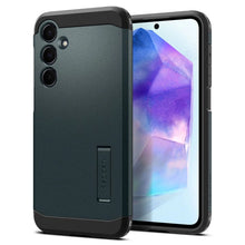 Заредете изображение във визуализатора на галерията – Spigen Tough Armor case for Samsung Galaxy A55 5G - green
