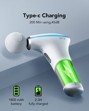 Заредете изображение във визуализатора на галерията – SKG F5-EN massage gun for the whole body - white
