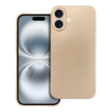 Гръб METALLIC за IPHONE 16 Plus Plus златист