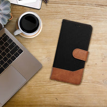 Заредете изображение във визуализатора на галерията – Flip case for Xiaomi Redmi NOTE 17 PRO MAX 5G Jeans Book black
