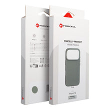 Заредете изображение във визуализатора на галерията – Case for iPhone 16 Forcell F-Protect Frame Premium compatible with Magsafe gray

