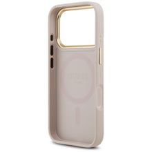 Заредете изображение във визуализатора на галерията – GUESS case for IPHONE 17 Pro compatible with MagSafe GUHMP17LP4MSEGCP (PU 4G W/ Classic) pink

