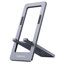 Заредете изображение във визуализатора на галерията – Borofone Desktop holder, stand BH112 Kerry grey
