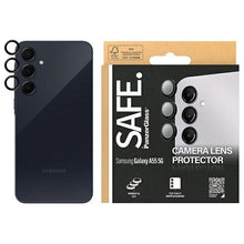 Заредете изображение във визуализатора на галерията – SAFE by PanzerGlass camera cover for Samsung Galaxy A55 5G - with black frame
