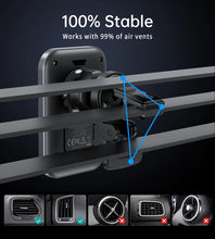Заредете изображение във визуализатора на галерията – Choetech T206-F car holder with inductive charger up to 15W - black
