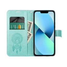 Заредете изображение във визуализатора на галерията – MEZZO Book case for MOTOROLA G56 dreamcatcher green
