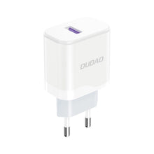Заредете изображение във визуализатора на галерията – Dudao A20EU USB-A 18W network charger - white
