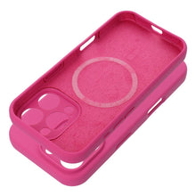 Заредете изображение във визуализатора на галерията – Case SILICONE 2mm for IPHONE 16 Pro Max compatible with MagSafe pink
