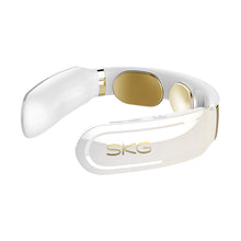 Заредете изображение във визуализатора на галерията – SKG K6E neck massager, electrostimulator with compress - white
