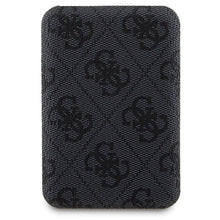 Заредете изображение във визуализатора на галерията – Guess 4G Metal Logo case set for iPhone 14 Pro + 5000mAh MagSafe power bank - black

