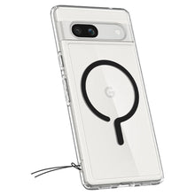 Заредете изображение във визуализатора на галерията – Spigen Ultra Hybrid OneTap Ring case with MagSafe for Google Pixel 7A - black
