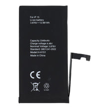 Заредете изображение във визуализатора на галерията – POLYMER BOX battery for IPHONE 15 3349 mAh
