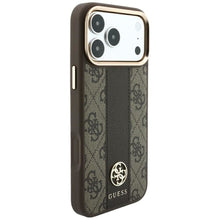 Заредете изображение във визуализатора на галерията – Case for IPHONE 18 Pro Max/17 Pro Max compatible with MagSafe (Stripe Round and Classic Logos 4G) brown
