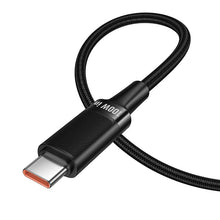 Заредете изображение във визуализатора на галерията – Cable USB C to USB C Hoco PD 5A 100W 1,2 m U153 Extreme black
