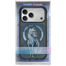 Заредете изображение във визуализатора на галерията – NIMMY case MAGNETIC FANTASY ANIMAL UNICORN compatible with MagSafe for IPHONE 18 Pro Max/17 Pro Max blue
