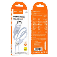 Заредете изображение във визуализатора на галерията – HOCO cable USB A to Lightning 2,4 A X114 1 m blue
