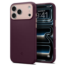 Заредете изображение във визуализатора на галерията – SPIGEN case NANO POP MAG compatible with MagSafe for IPHONE 18 Pro /17 Pro burgundy beam
