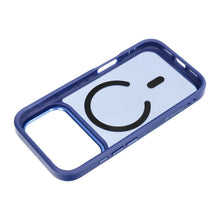 Заредете изображение във визуализатора на галерията – Case for iPhone 18 Pro / 17 Pro Forcell F-Protect Smoke Hybrid Premium compatible with MagSafe navy blue

