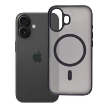 Заредете изображение във визуализатора на галерията – Case for iPhone 16 Flexline Mag Cover compatible with MagSafe black
