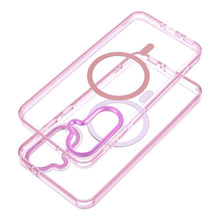 Заредете изображение във визуализатора на галерията – Case for Samsung A07 / A08 Frame Clear Hybrid Mag Cover compatible with MagSafe powder pink
