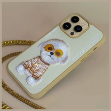 Заредете изображение във визуализатора на галерията – NIMMY case GLASSES COOL DOG for IPHONE 15 Pro khaki
