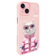 Заредете изображение във визуализатора на галерията – NIMMY case COOL&amp;CUTE 2.0 Cat for IPHONE 15 pink
