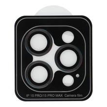 Заредете изображение във визуализатора на галерията – Camera PROTECTOR 9H for IPHONE 15 PRO / 15 PRO MAX balck
