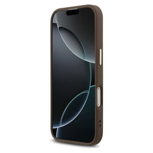 Заредете изображение във визуализатора на галерията – GUESS case for IPHONE 17 GUHCP17S4GMGCBR (PU W/ Big 4G Classic Logo) gold brown
