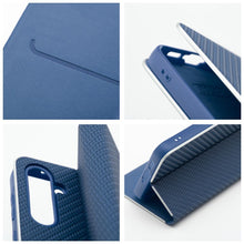 Заредете изображение във визуализатора на галерията – Flip case for Samsung S26 FE Luna Book Carbon blue
