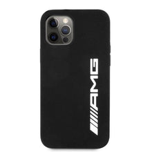 Заредете изображение във визуализатора на галерията – AMG Silicone Big Logo case for iPhone 12 Pro Max - black
