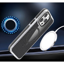 Заредете изображение във визуализатора на галерията – FIBER Case comapitble with MagSafe for IPHONE 16E black
