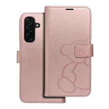 Заредете изображение във визуализатора на галерията – MEZZO Book case for SAMSUNG A26 5G teddy bear rose gold
