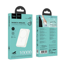 Заредете изображение във визуализатора на галерията – Powerbank compatible with MagSafe Hoco 10000 mAh QC PD 2A 20W J141 milky white
