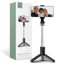 Заредете изображение във визуализатора на галерията – Tech-Protect L02S Bluetooth selfie stick with tripod up to 72cm - black
