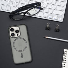 Заредете изображение във визуализатора на галерията – Liavec Smooth Feeling Magsafe Case for Iphone 14 Pro Max black

