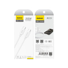 Заредете изображение във визуализатора на галерията – Dudao L4C USB-C / USB-C cable 30W 2m - white
