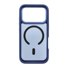 Заредете изображение във визуализатора на галерията – Case for iPhone 18 Pro / 17 Pro Forcell F-Protect Smoke Hybrid Premium compatible with MagSafe navy blue
