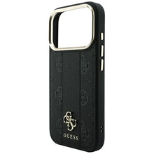 Заредете изображение във визуализатора на галерията – Case for IPHONE 18 Pro/17 Pro compatible with MagSafe (Stripe Peony 4G Logo) black 
