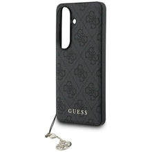 Заредете изображение във визуализатора на галерията – GUESS case for SAMSUNG S26 GUHMS26SGF4GGR (PU 4G Classic Logo with Charm) black
