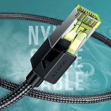 Заредете изображение във визуализатора на галерията – Ugreen NW150 80420 Ethernet RJ45 Cat 7 10Gbps Cable 0.5m - Black
