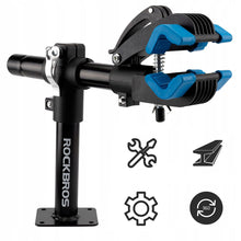 Заредете изображение във визуализатора на галерията – Rockbros MP-01 tabletop service stand for bicycles with knobs - black
