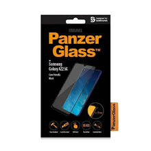 Заредете изображение във визуализатора на галерията – PanzerGlass E2E Regular tempered glass for Samsung Galaxy A22 5G - with black frame
